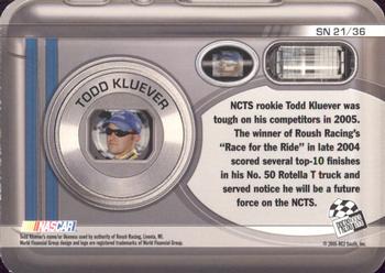 2006 Press Pass - Snapshots #SN 21 Todd Kluever Back