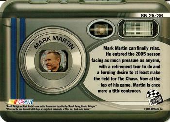 2006 Press Pass - Snapshots #SN 25 Mark Martin Back