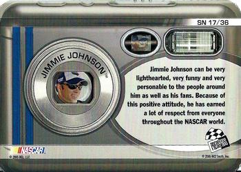 2006 Press Pass - Snapshots #SN 17 Jimmie Johnson Back