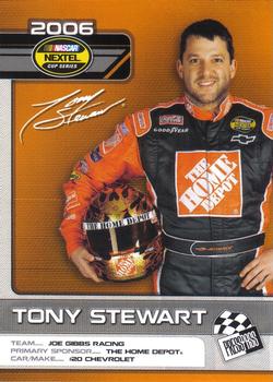 2006 Press Pass Top 25 Drivers & Rides #D 13 Tony Stewart Front