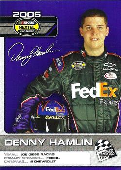 2006 Press Pass Top 25 Drivers & Rides #D 8 Denny Hamlin Front