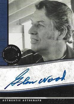 2006 Press Pass Legends - Autographs Blue #NNO Glen Wood Front