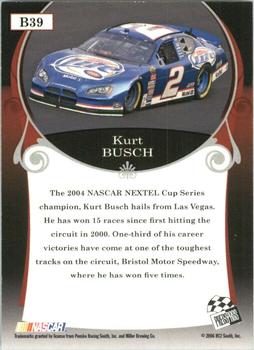 2006 Press Pass Legends - Blue #B39 Kurt Busch Back