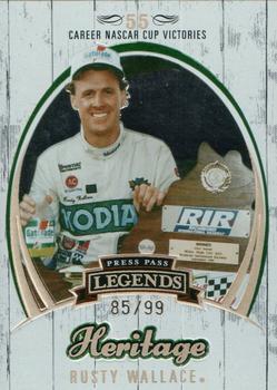 2006 Press Pass Legends - Heritage Gold #GHE 8 Rusty Wallace Front