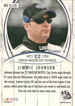 2006 Press Pass Legends - Heritage Silver #HE 11 Jimmie Johnson Back
