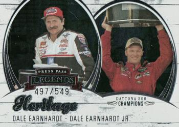 2006 Press Pass Legends - Heritage Silver #HE 15 Dale Earnhardt/Dale Earnhardt Jr. Front