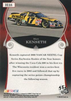 2006 Press Pass Legends - Holofoil #H38 Matt Kenseth Back