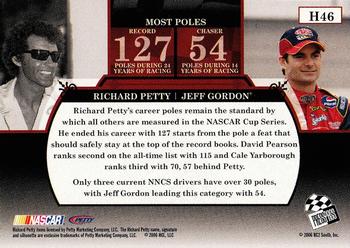 2006 Press Pass Legends - Holofoil #H46 Richard Petty/Jeff Gordon REC Poles Back
