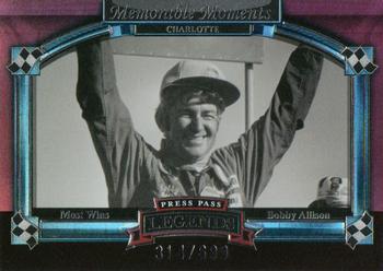 2006 Press Pass Legends - Memorable Moments Silver #MM 1 Bobby Allison Front