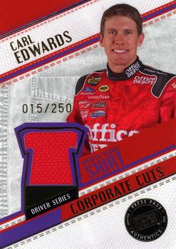 2006 Press Pass Stealth - Corporate Cuts #CCD 4 Carl Edwards Front