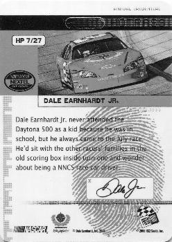 2006 Press Pass Stealth - Hot Pass #HP 7 Dale Earnhardt Jr. Back