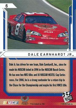 2006 Press Pass Stealth - Retail #6 Dale Earnhardt Jr. Back