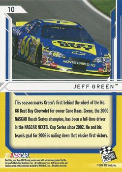 2006 Press Pass Stealth - Retail #10 Jeff Green Back