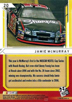 2006 Press Pass Stealth - Retail #20 Jamie McMurray Back