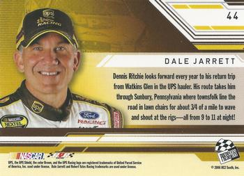 2006 Press Pass Stealth - Retail #44 Dale Jarrett's Rig Back