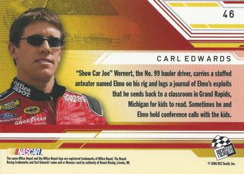 2006 Press Pass Stealth - Retail #46 Carl Edwards' Rig Back