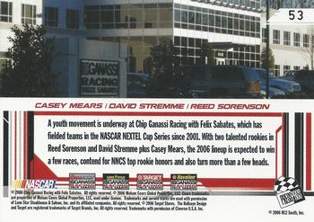 2006 Press Pass Stealth - Retail #53 Chip Ganassi Racing with Felix Sabates Back