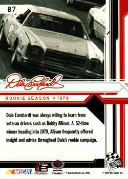 2006 Press Pass Stealth - Retail #87 Dale Earnhardt '79 Back
