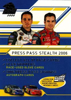2006 Press Pass Stealth - Retail #90 Jimmie Johnson / Jeff Gordon Front