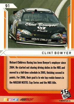 2006 Press Pass Stealth - Retail #91 Clint Bowyer Back