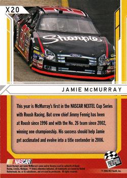 2006 Press Pass Stealth - X-Ray #X20 Jamie McMurray Back