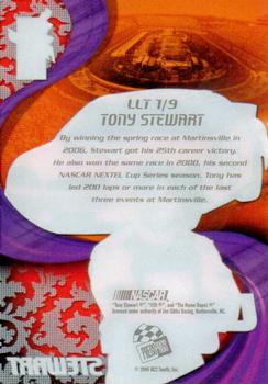 2006 Press Pass VIP - Lap Leader Transparent #LLT 1 Tony Stewart Back
