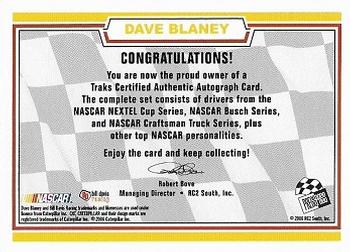2006 Traks - Autographs 25 #NNO Dave Blaney Back