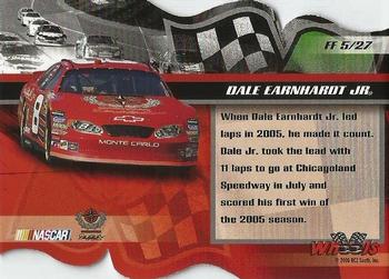 2006 Wheels High Gear - Flag to Flag #FF 5 Dale Earnhardt Jr. Back