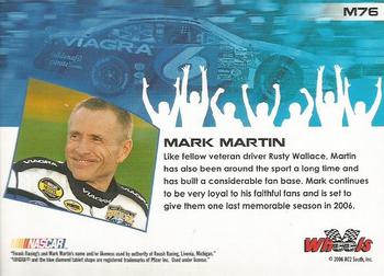 2006 Wheels High Gear - MPH #M76 Mark Martin Back