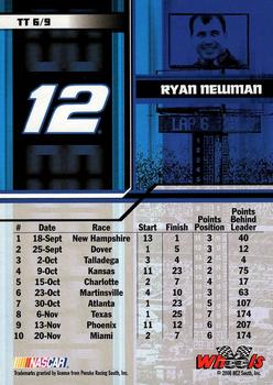 2006 Wheels High Gear - Top Tier #TT 6 Ryan Newman Back