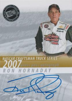 2007 Press Pass #NNO Ron Hornaday Front