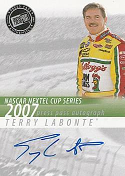 2007 Press Pass - Autographs #NNO Terry Labonte Front