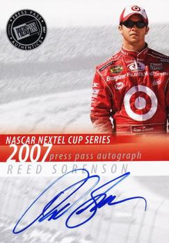 2007 Press Pass - Autographs #NNO Reed Sorenson Front