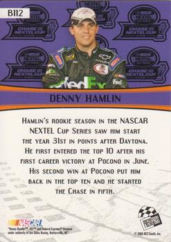 2007 Press Pass - Blue #B112 Denny Hamlin Back