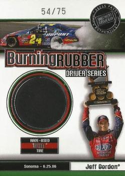 2007 Press Pass - Burning Rubber Drivers #BRD 11 Jeff Gordon Front