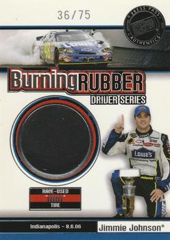 2007 Press Pass - Burning Rubber Drivers #BRD 16 Jimmie Johnson Front