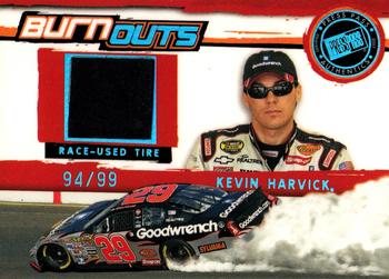 2007 Press Pass Eclipse - Burnouts Blue #BO 3 Kevin Harvick Front