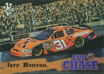 2007 Press Pass - Cup Chase #CCR 10 Jeff Burton Front