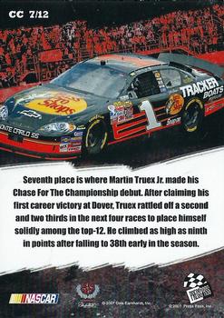 2007 Press Pass - Cup Chase Prizes #CC 7 Martin Truex Jr. Back