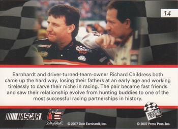 2007 Press Pass - Dale The Movie #14 Dale Earnhardt/Richard Childress Back