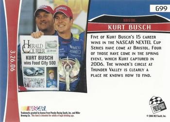 2007 Press Pass - Gold #G99 Kurt Busch Back