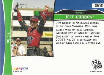 2007 Press Pass - Gold #G100 Jeff Gordon Back