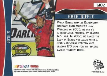 2007 Press Pass - Gold #G102 Greg Biffle Back