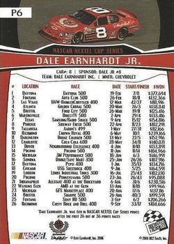 2007 Press Pass - Platinum #P6 Dale Earnhardt Jr. Back
