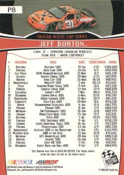 2007 Press Pass - Platinum #P8 Jeff Burton Back