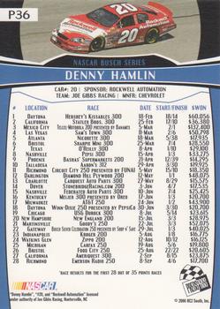 2007 Press Pass - Platinum #P36 Denny Hamlin Back