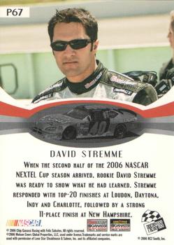 2007 Press Pass - Platinum #P67 David Stremme Back