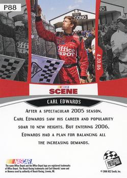2007 Press Pass - Platinum #P88 Carl Edwards Back