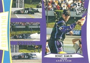 2007 Press Pass - Platinum #P98 Denny Hamlin Front