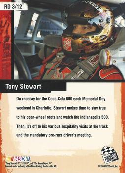 2007 Press Pass - Race Day #RD 3 Tony Stewart Back